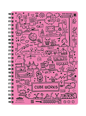 CUBEWORKS- RING-BOOK -PINK